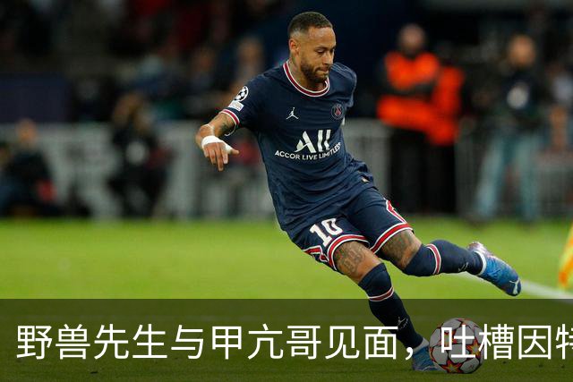 野兽先生与甲亢哥见面，吐槽因特朗普交通拥堵没看见他的开场秀